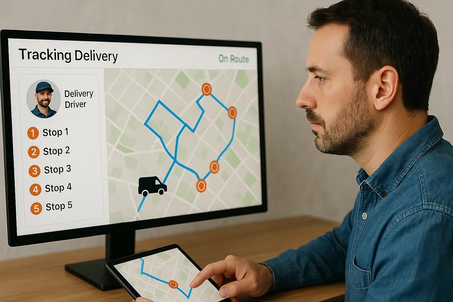 tracking delivery with multi stop route planner tracking delivery with multi stop route planner