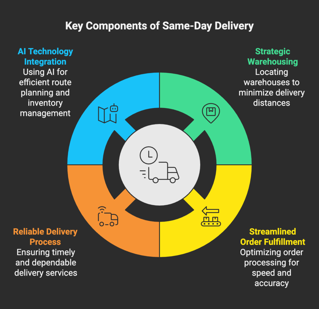 components of same-day delivery
