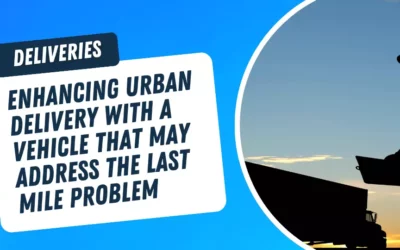 Enhancing Urban Delivery with a Vehicle That May Address the Last Mile Problem